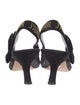 Christian Dior Mesh Graphic Print Slingback Pumps