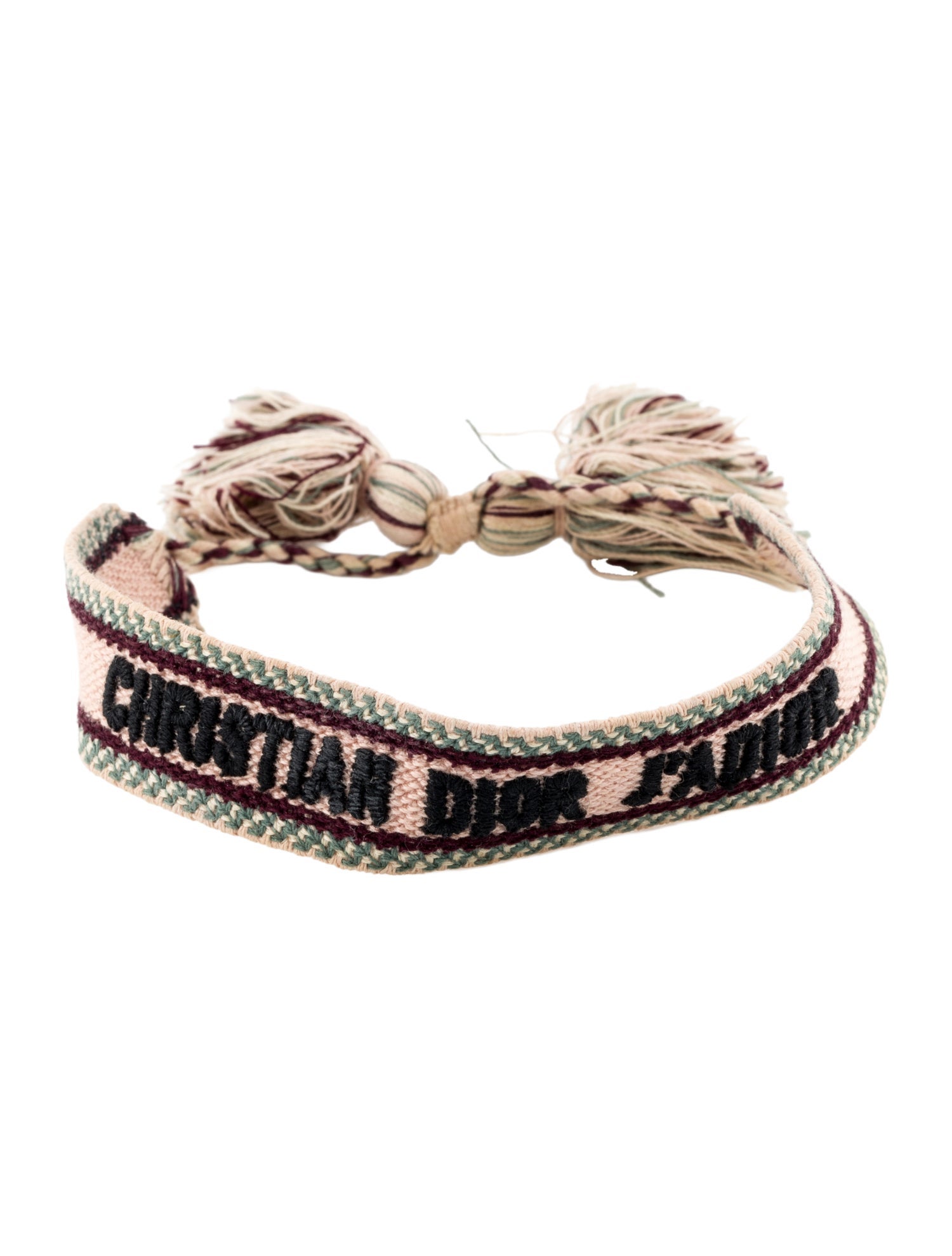 Christian Dior Woven Friendship Bracelet