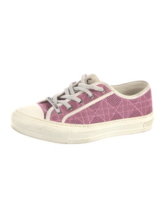 Christian Dior Cannage Pattern Canvas Sneakers