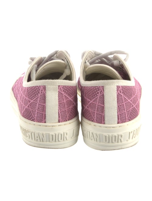 Christian Dior Cannage Pattern Canvas Sneakers