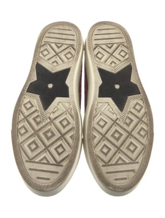 Christian Dior Cannage Pattern Canvas Sneakers