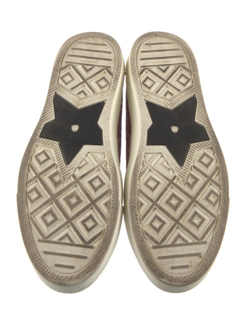 Christian Dior Cannage Pattern Canvas Sneakers