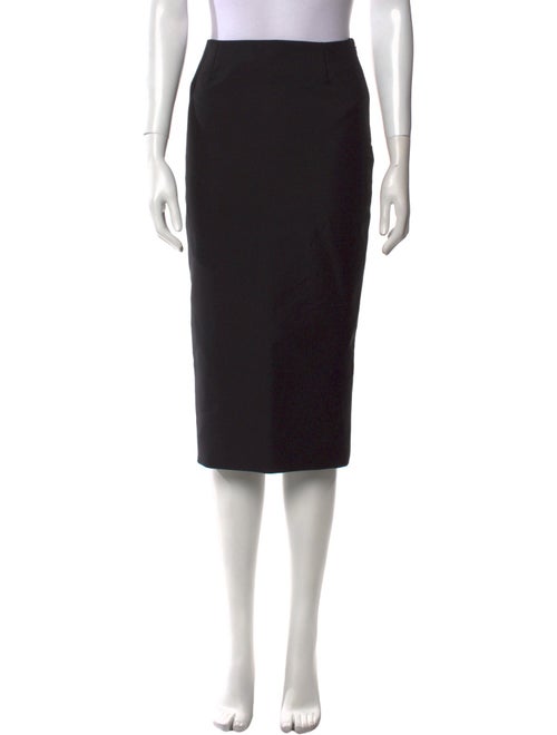 Christian Dior Virgin Wool Knee-Length Skirt
