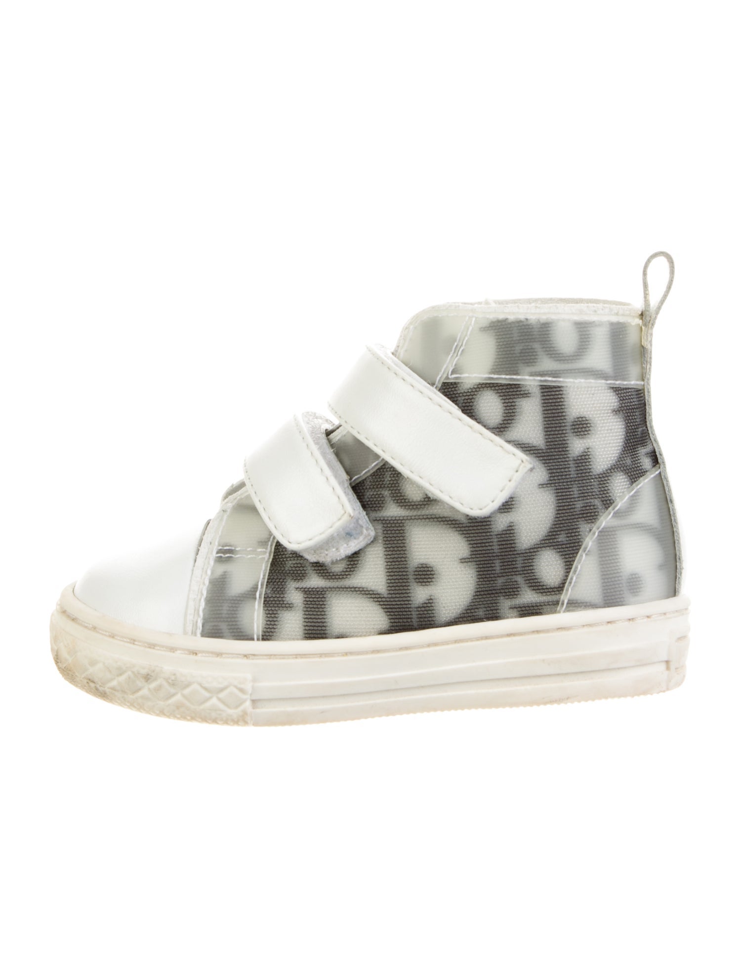 Christian Dior Toddler Boys Mesh High Top Sneakers