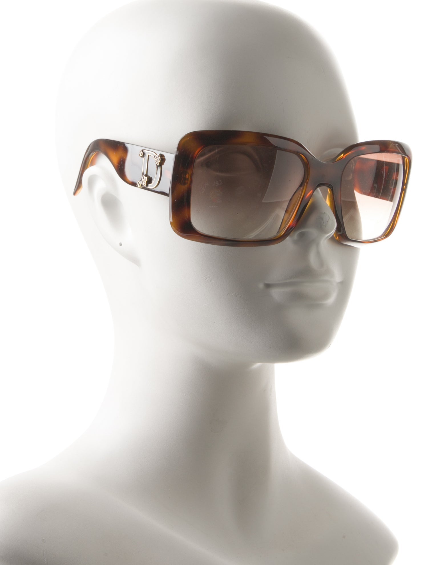 Christian Dior Square Tinted Sunglasses
