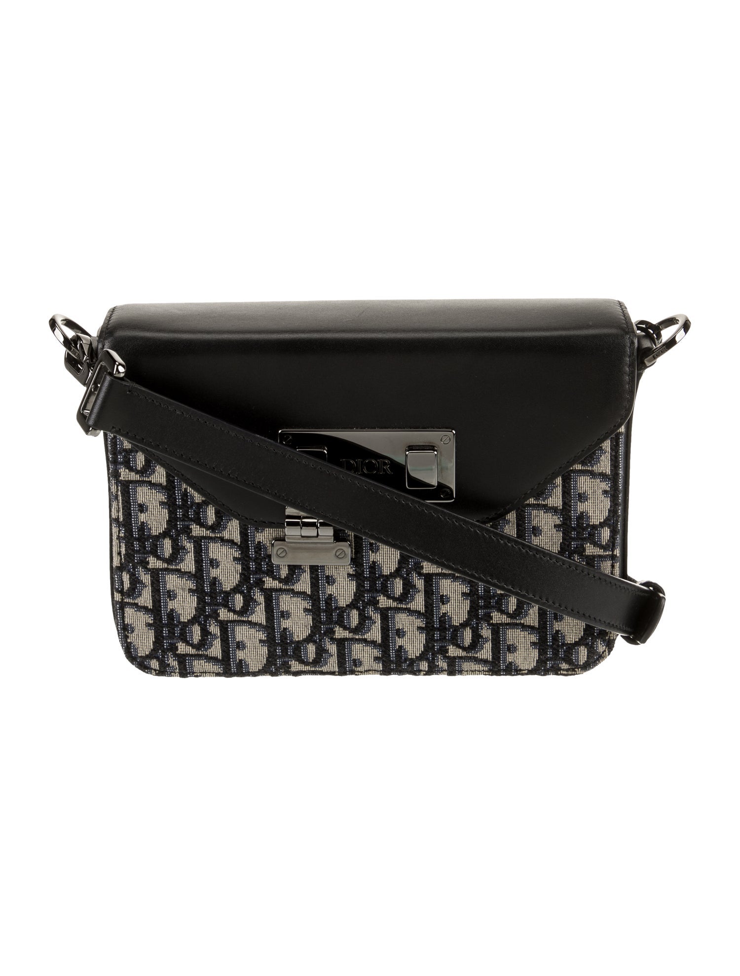 DIOR MEN Leather Messenger Bag