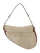 Christian Dior Canvas Saddle