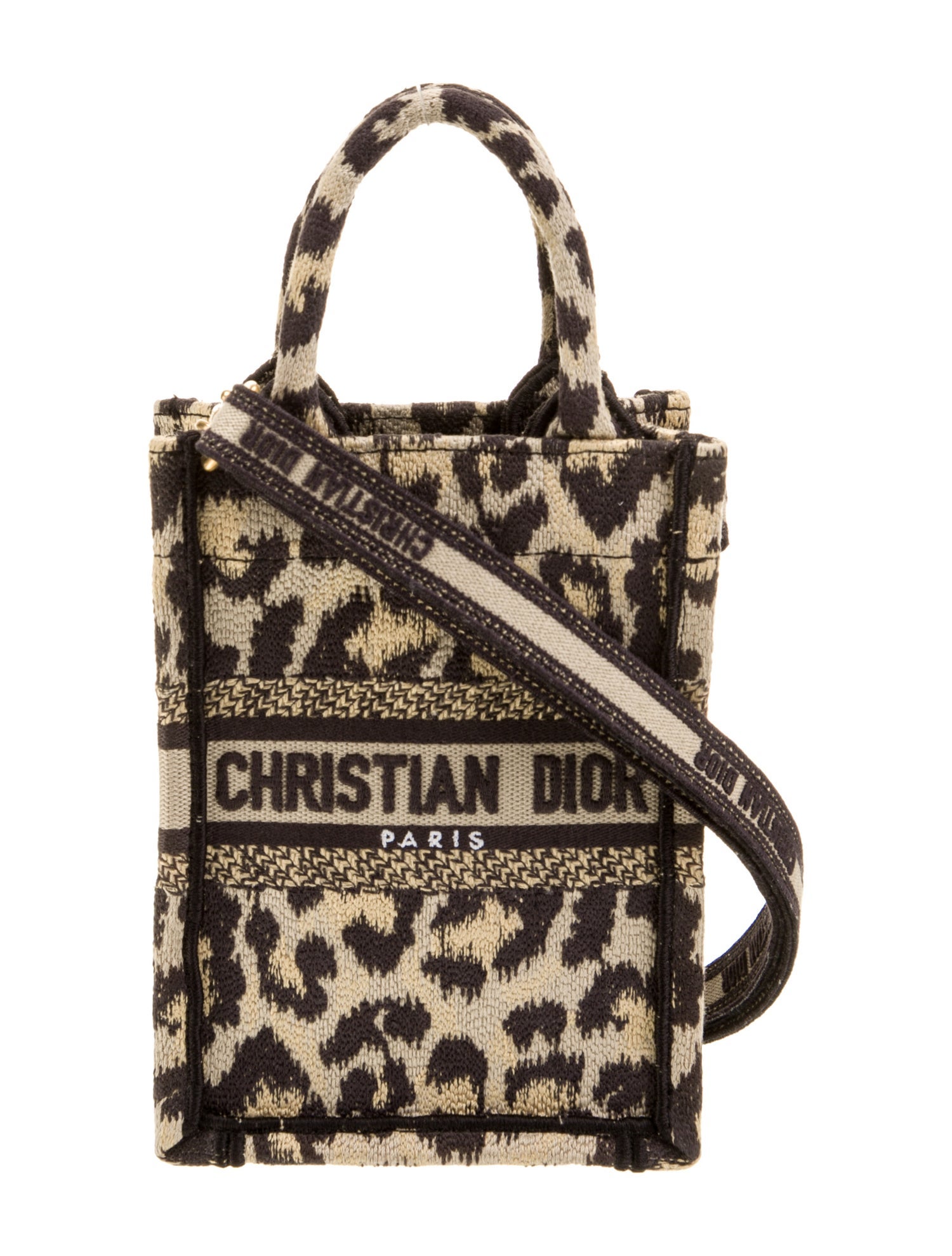 Christian Dior Canvas Top Handle Bag