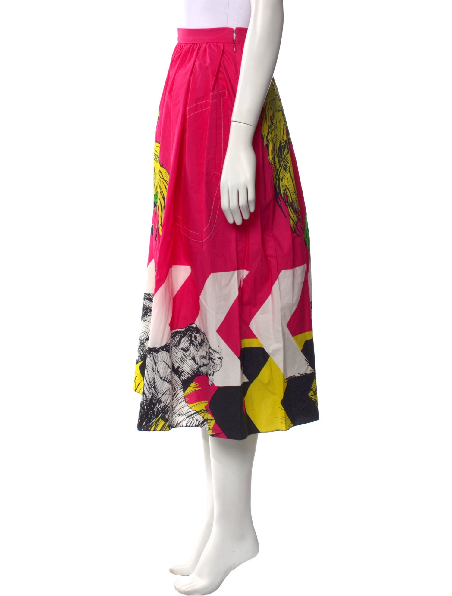 Christian Dior Printed Midi Length Skirt