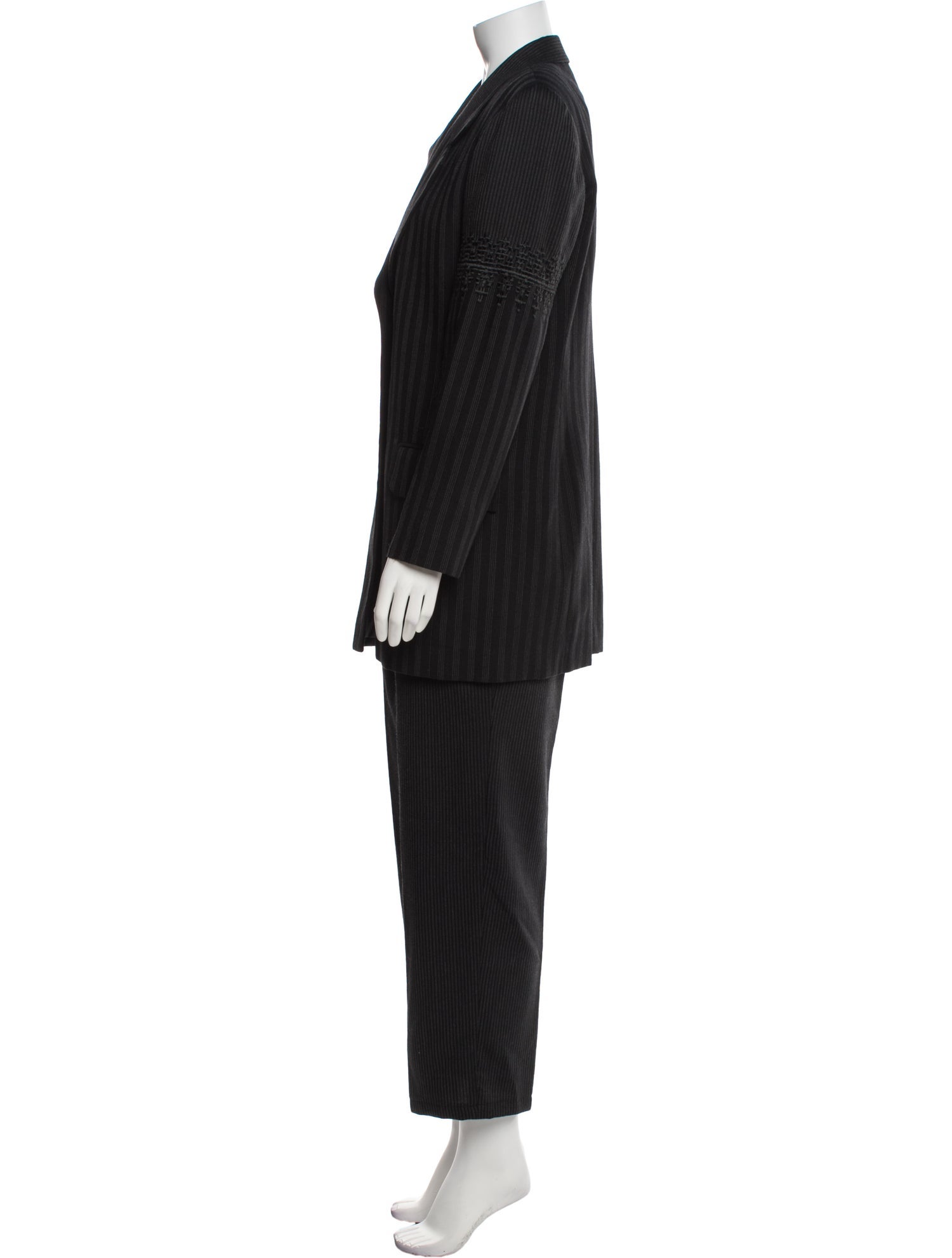 Christian Dior Wool Striped Pantsuit