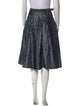 Christian Dior Silk Knee-Length Skirt