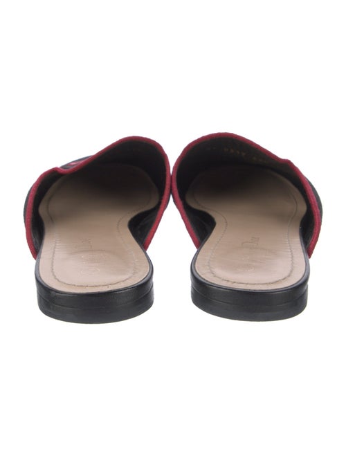 Christian Dior Canvas Printed Mules