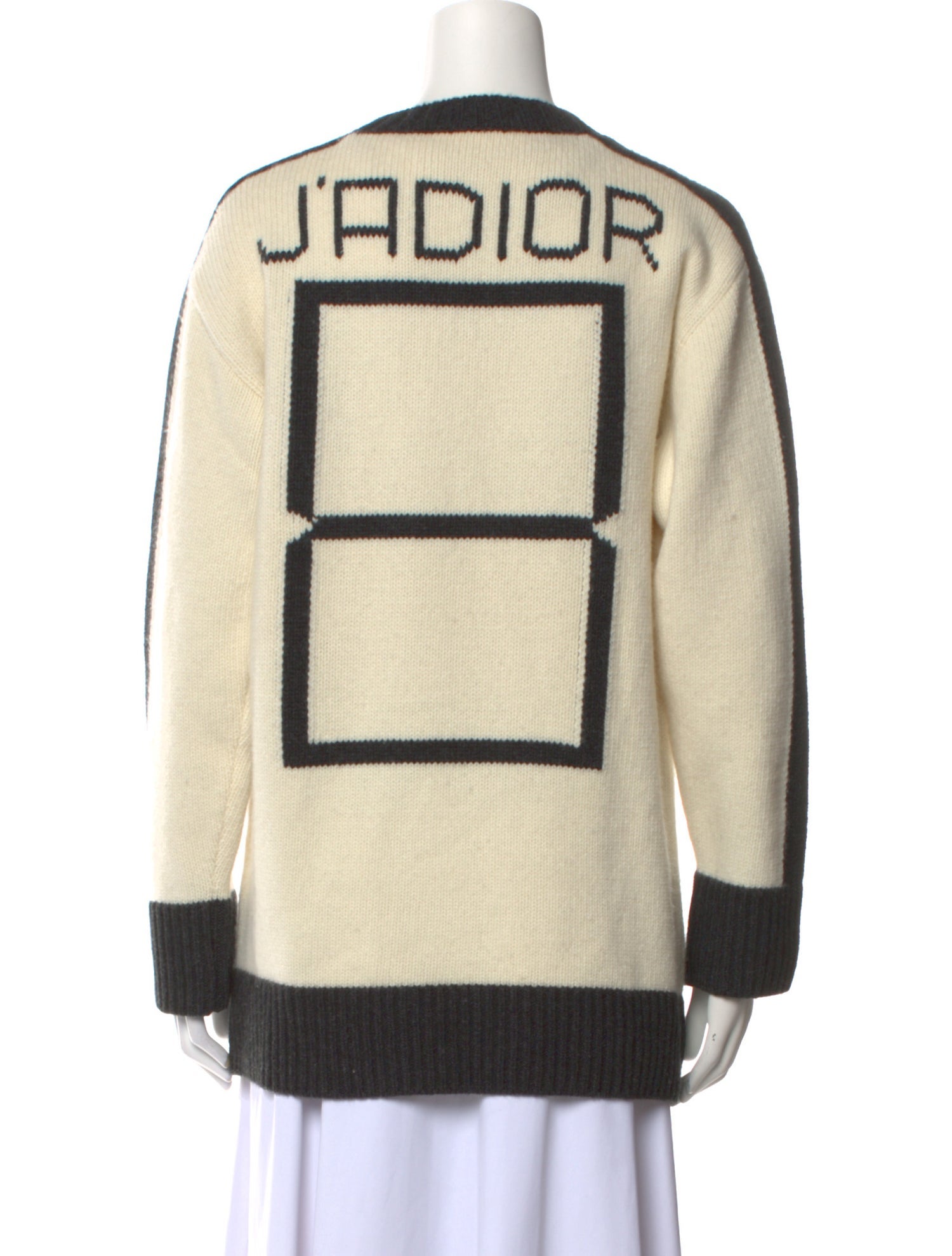 Wool Graphic Print Sweater