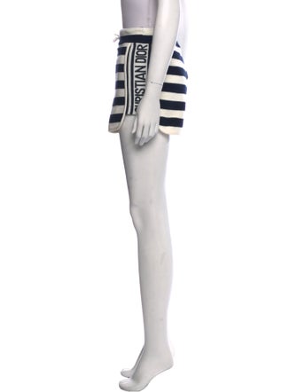 Christian Dior Striped Mini Shorts