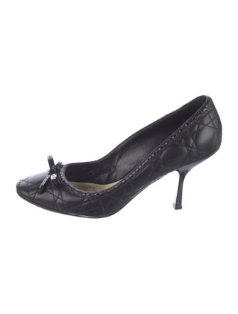 Christian Dior Cannage Pattern Leather Pumps