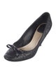 Christian Dior Cannage Pattern Leather Pumps