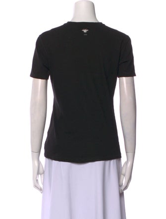 Christian Dior Graphic Print Crew Neck T-Shirt