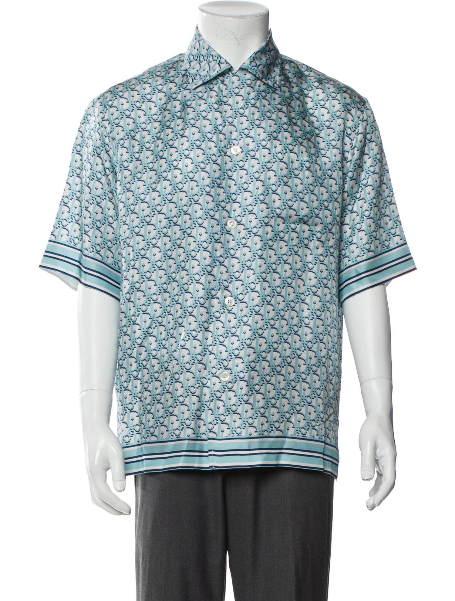 DIOR MEN 2021 Oblique Jacquard Shirt