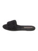 Christian Dior Cannage Pattern Velvet Slides