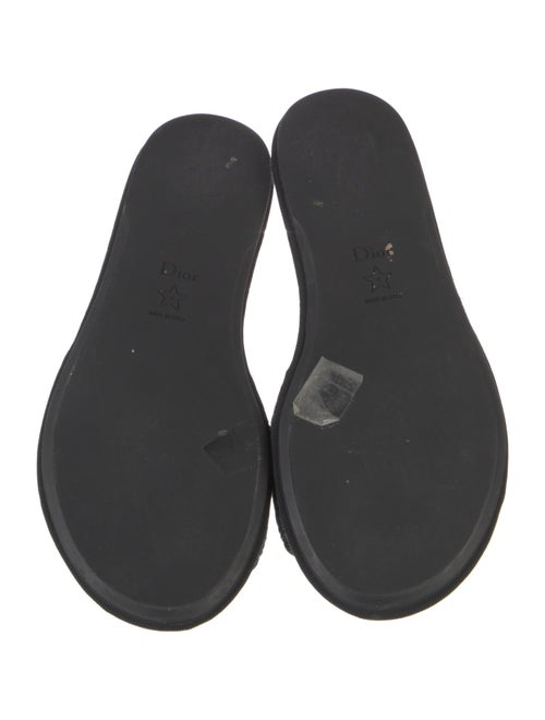 Christian Dior Cannage Pattern Velvet Slides