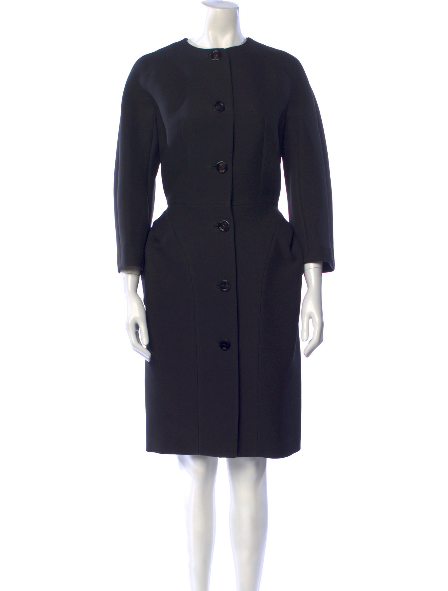 Christian Dior Wool Knee-Length Dress