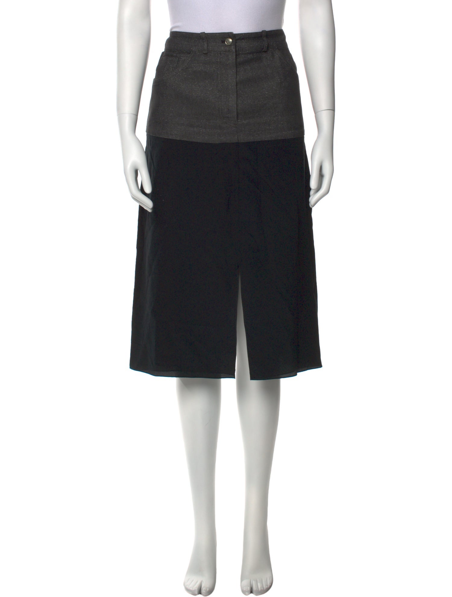 Christian Dior Silk Knee-Length Skirt