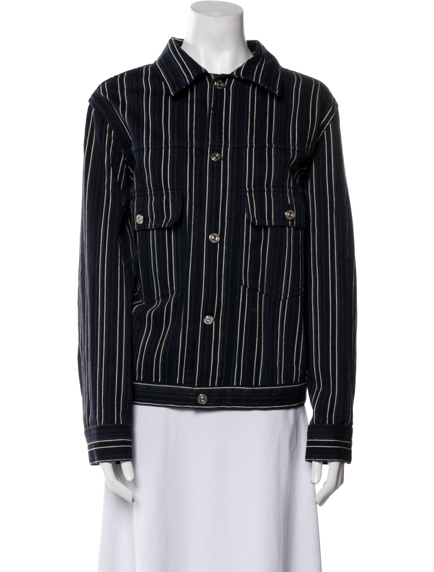 Christian Dior Striped Denim Jacket