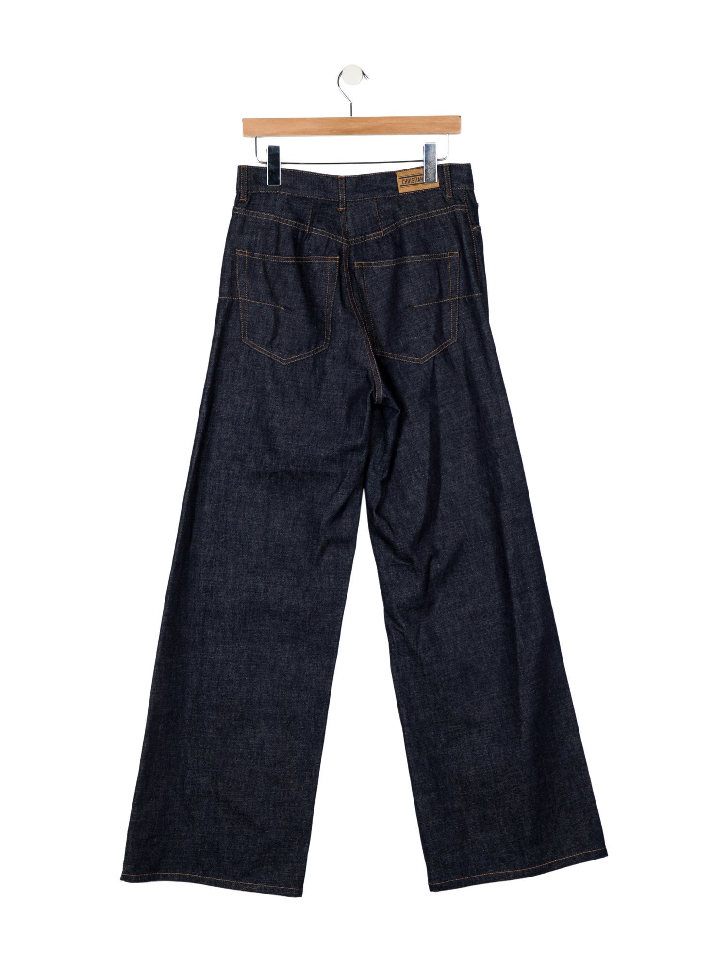Christian Dior High-Rise Wide Leg Jeans