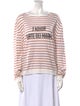 Christian Dior Linen Striped Sweater