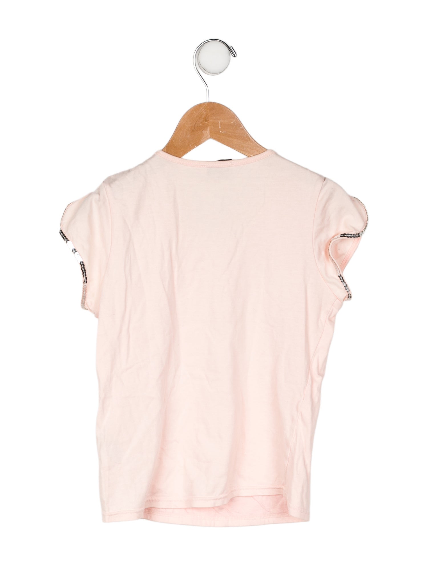 Christian Dior Girls' Miss Dior Short Sleeve Top