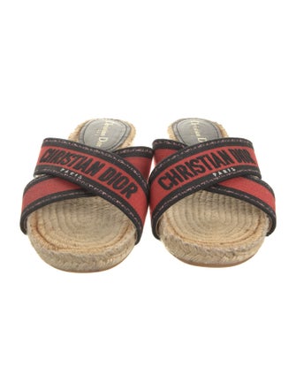 Christian Dior Canvas Printed Espadrilles