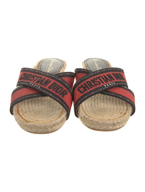 Christian Dior Canvas Printed Espadrilles