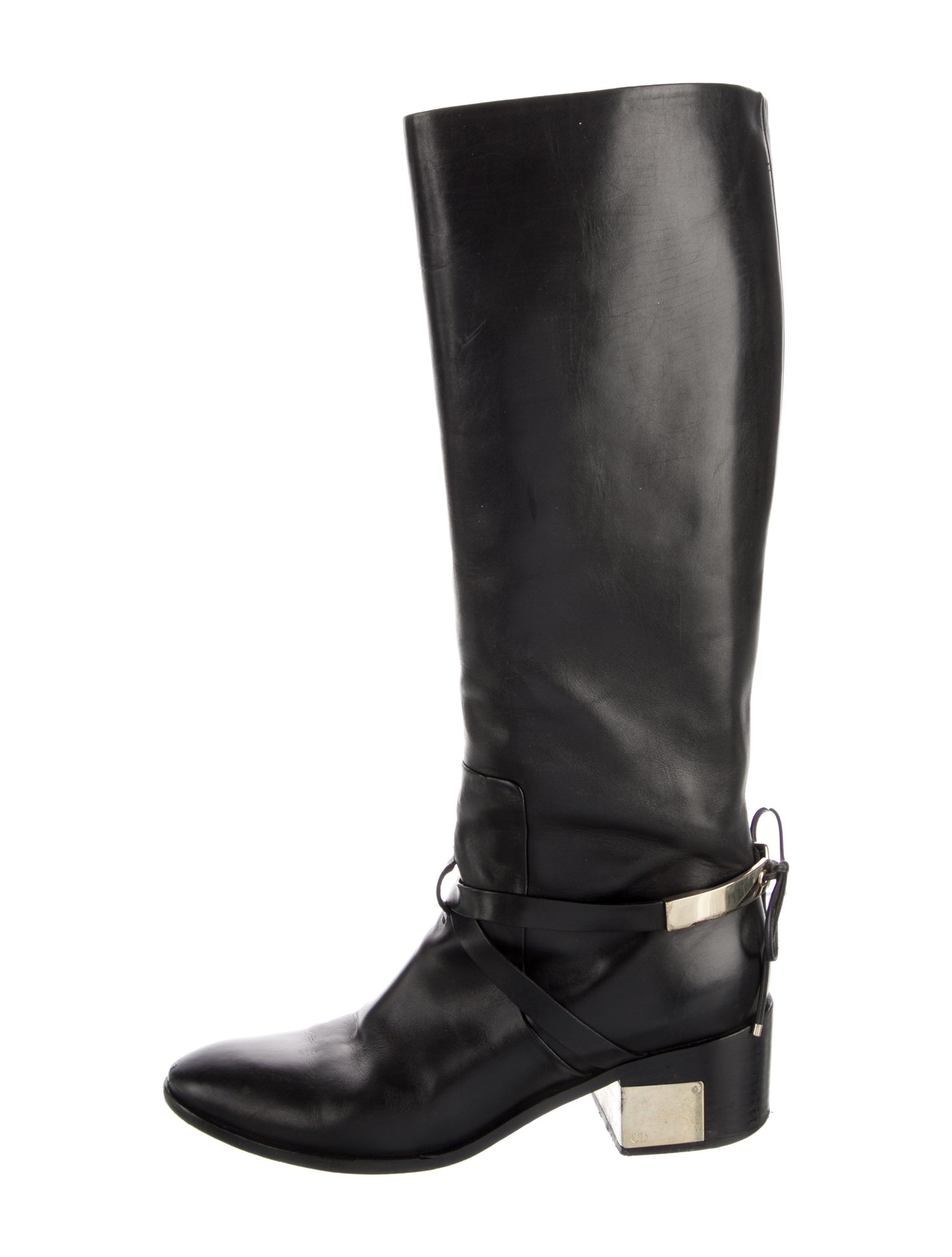Christian Dior Leather Riding Boots