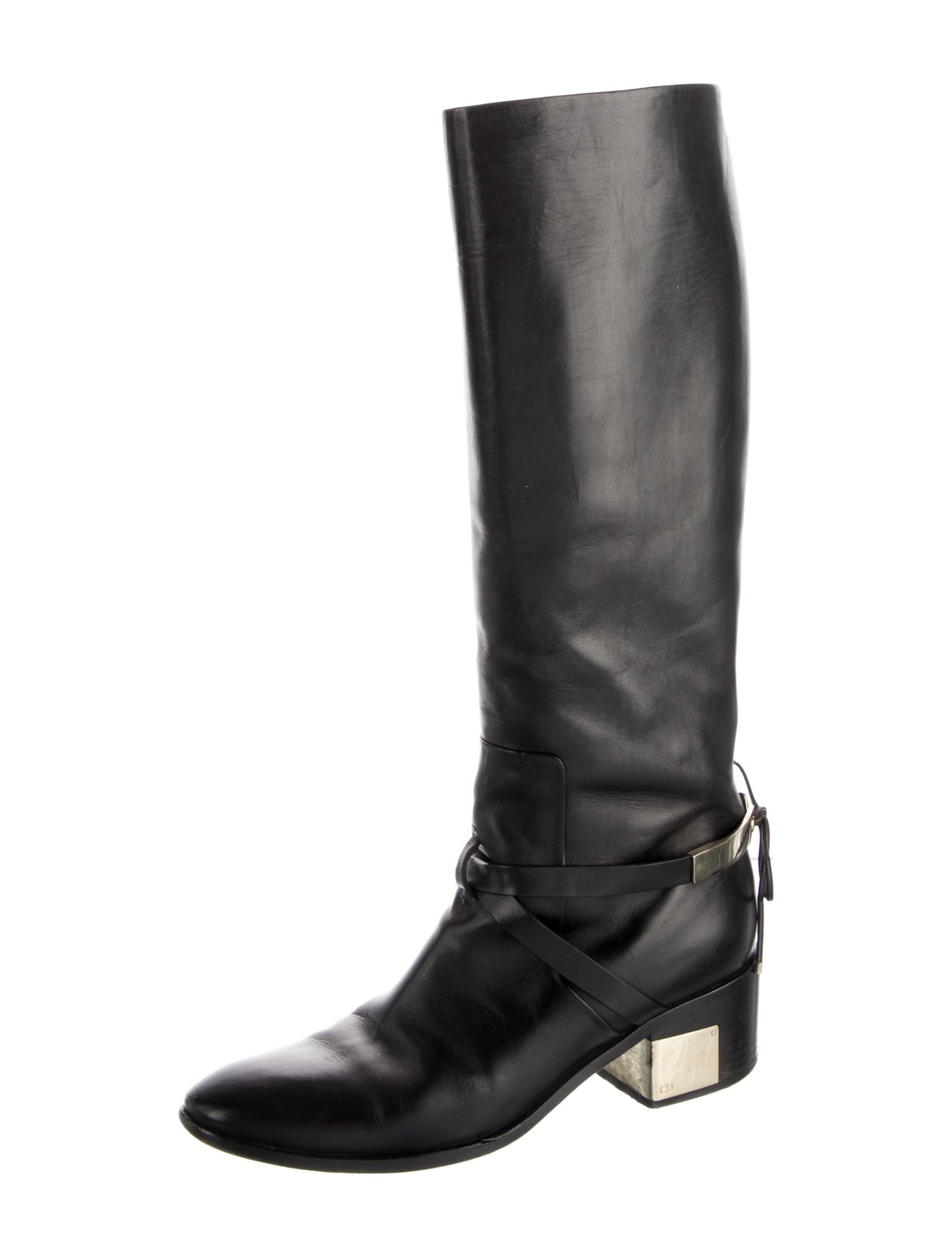Christian Dior Leather Riding Boots