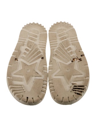 Christian Dior Canvas Printed Slides