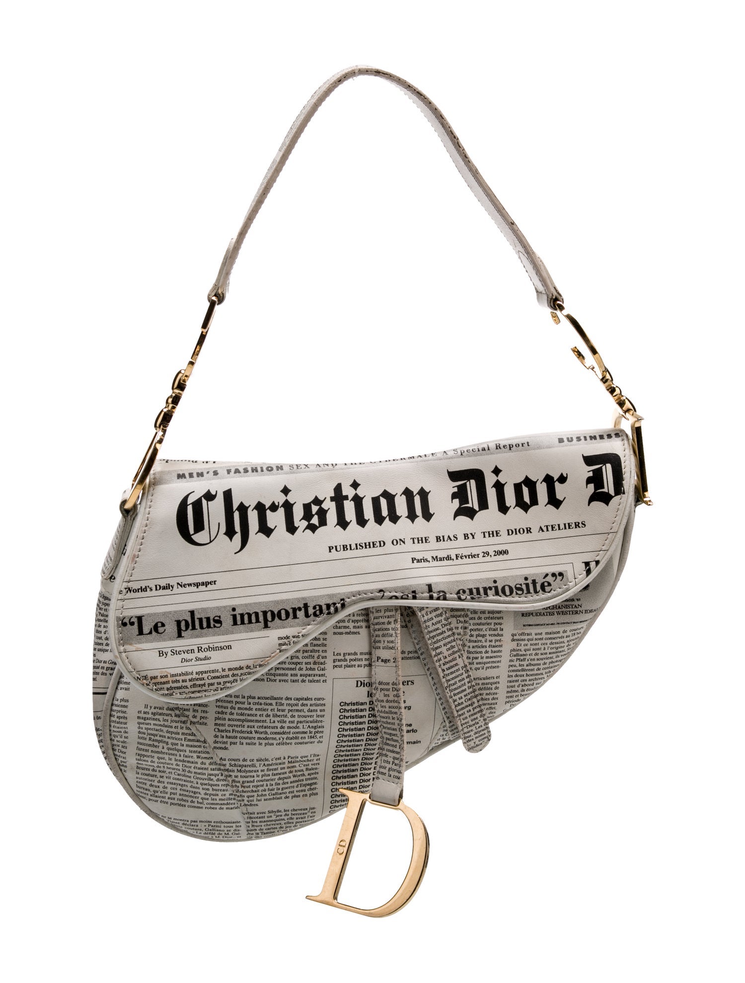 Christian Dior Leather Vintage Saddle Vintage