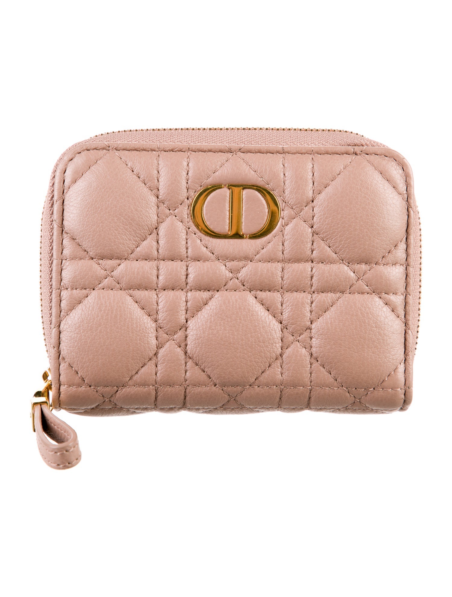 Fendi Zucca FF Logo Canvas Compact Wallet - Brown Wallets