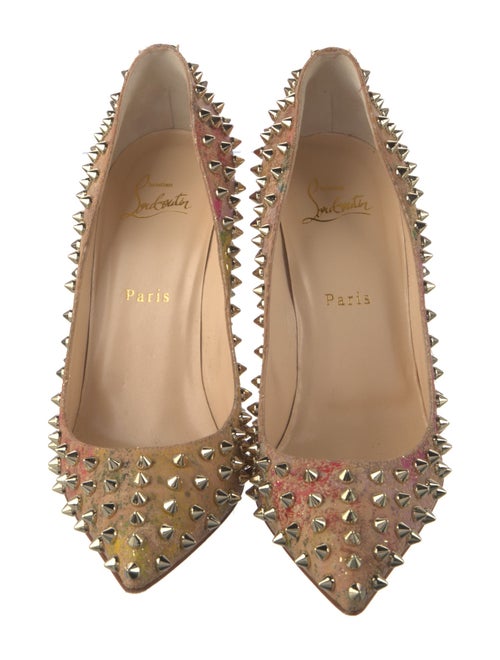 Christian Louboutin Mesh Printed Pumps