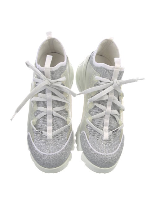 Christian Dior D-Connect 'Silver Glitter' Chunky Sneakers