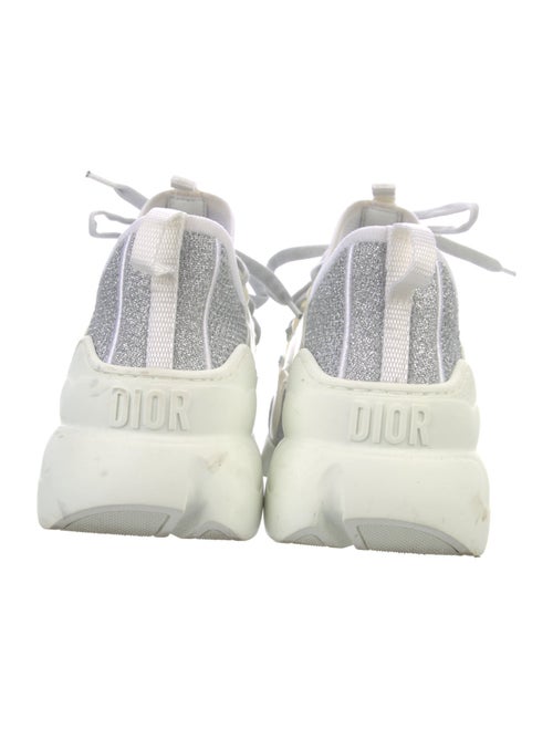 Christian Dior D-Connect 'Silver Glitter' Chunky Sneakers