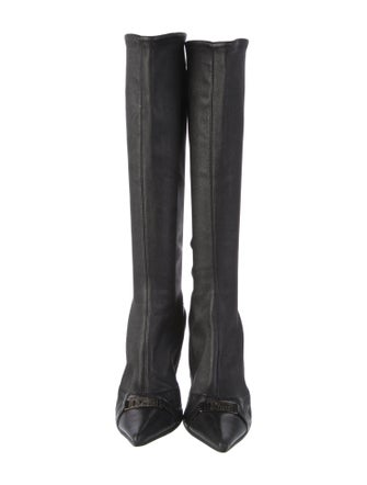 Christian Dior Leather Boots