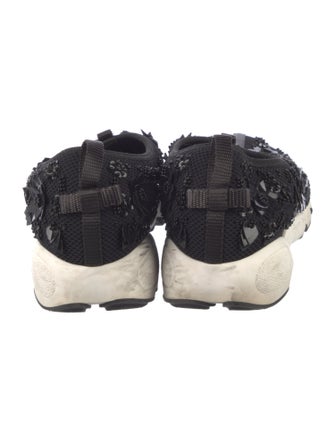 Christian Dior Mesh Sequin Embellishments Sneakers