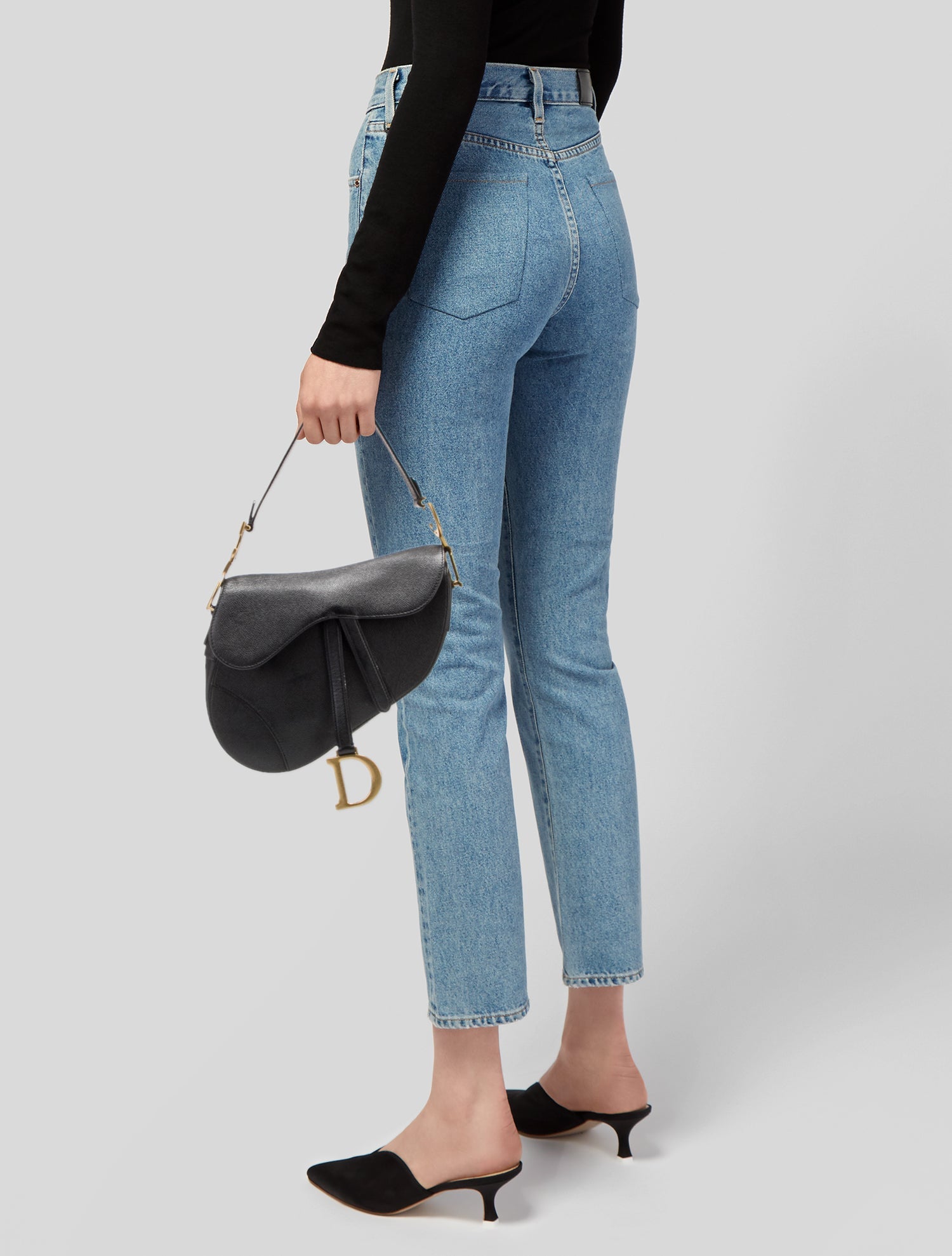 Christian Dior Leather Saddle