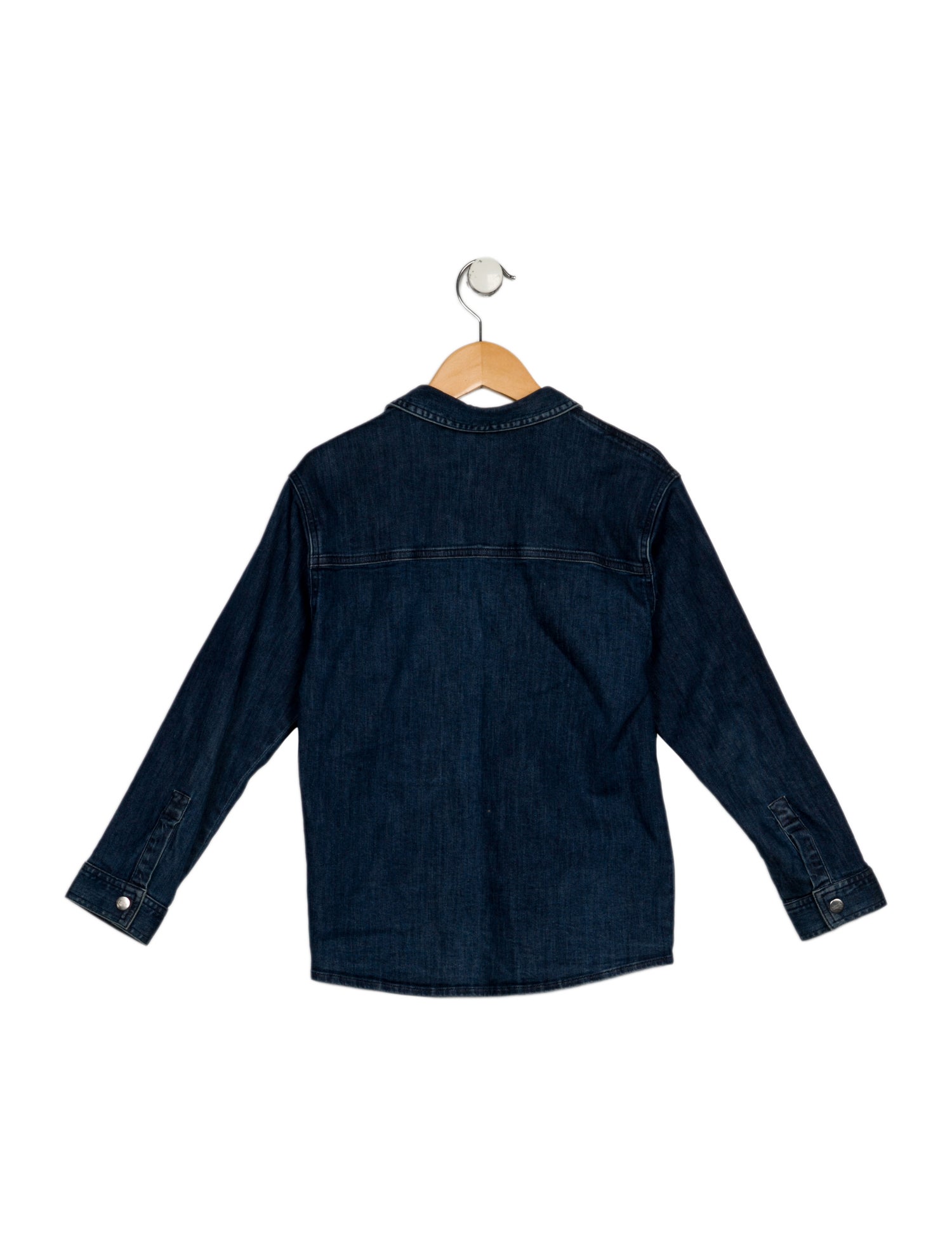 Christian Dior Kids Girls' Long-Sleeve Denim Top
