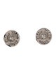 Christian Dior Button Clip-On Earrings