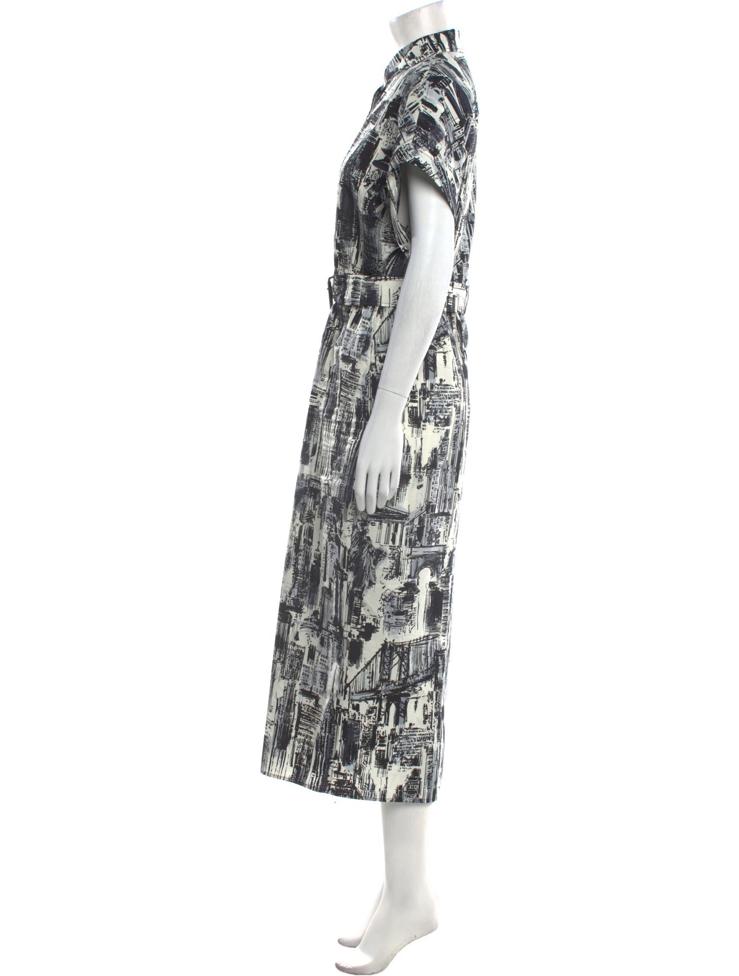 Christian Dior Printed Long Dress