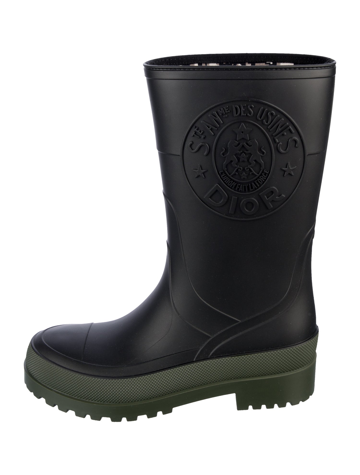 Christian Dior Rubber Rain Boots w/ Tags