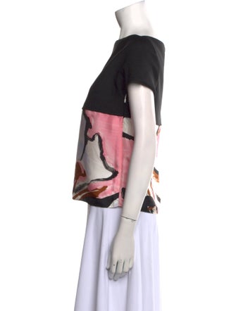 Christian Dior Virgin Wool Printed Top