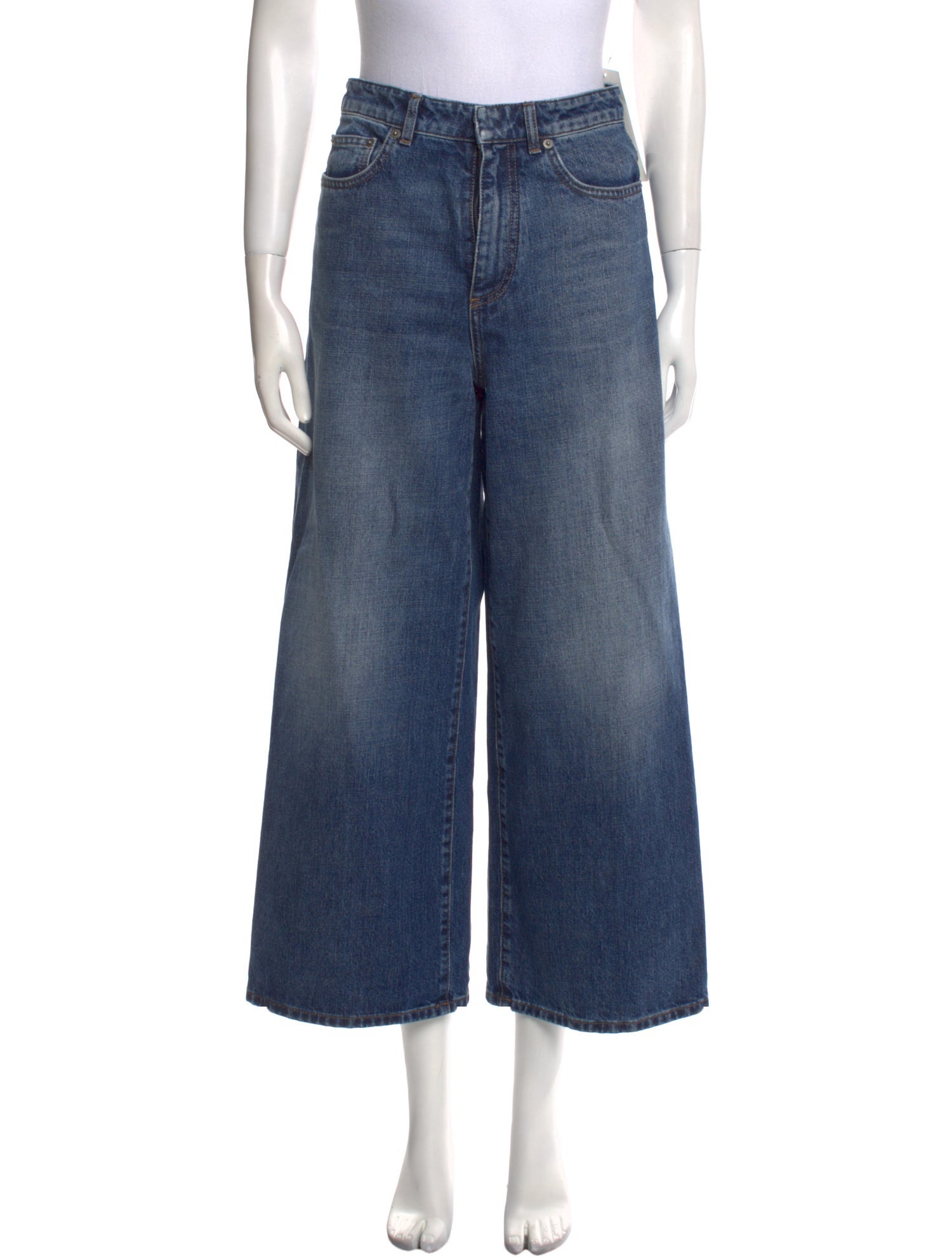 Christian Dior High-Rise Wide Leg Jeans