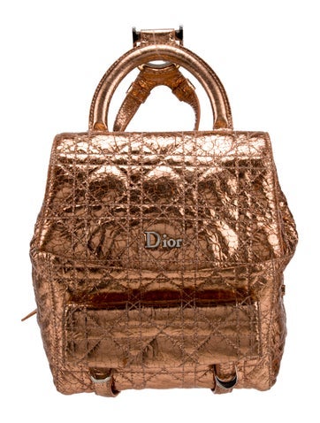 Christian Dior Backpacks Patent Leather Backpack